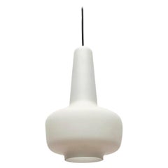 Mid-Century Glass Kreta Pendant Lamp by Jacob E. Bang, 1960s