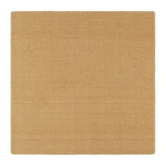 Rug & Kilim's Modern Flatweave Custom Rug Sample in Brown and Gray Tones (échantillon de tapis moderne tissé à plat sur mesure dans les tons bruns et gris)