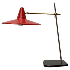 Mid-Century-Tischlampe aus Metall