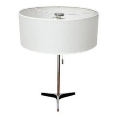 Minimalistische Tripod-Tischlampe aus der Jahrhundertmitte des Space Age, 1960er Jahre