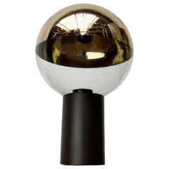 Vintage Space Age Metal and Glass Ceiling Lamp by Motoko Ishii for Staff, 1970s