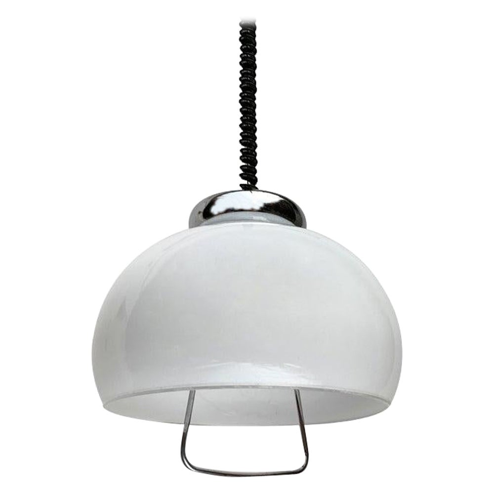 Mid-Century Italian Glass Pendant Lamp, 1960s