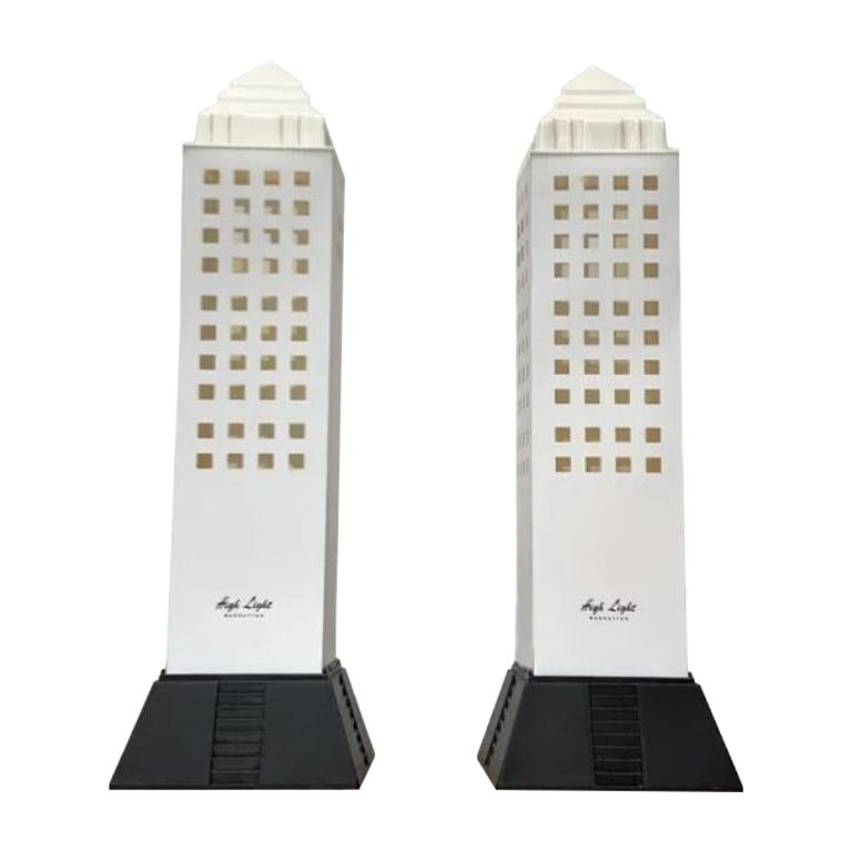 Set of 2 Postmodern Manhattan Series Floor Lamp from Koziol, 1990s
