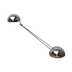 Italienische postmoderne Vintage-Tischlampe Meridiana aus Chrom, Vintage, 1980er Jahre