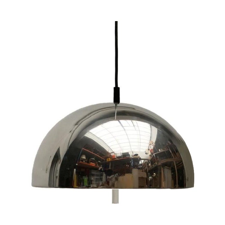 Mid-Century German Space Age Dome Pendant Lamp from Staff Leuchten, 1960s