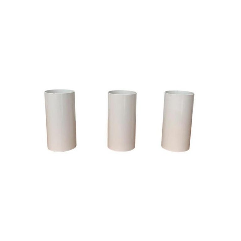 Ensemble de 3 plafonniers minimalistes du milieu du siècle dernier