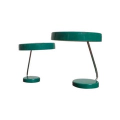 Set di 2 lampade da tavolo 6658 minimaliste tedesche di metà secolo, anni '60