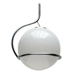 Mid-Century Space Age Italian Glass Ball Pendant, 1960s