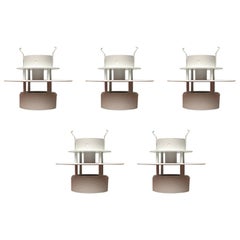 Set of 5 Mid-Century Danish Albertslund Mini Ceiling Lamps by Jens Møller Jensen