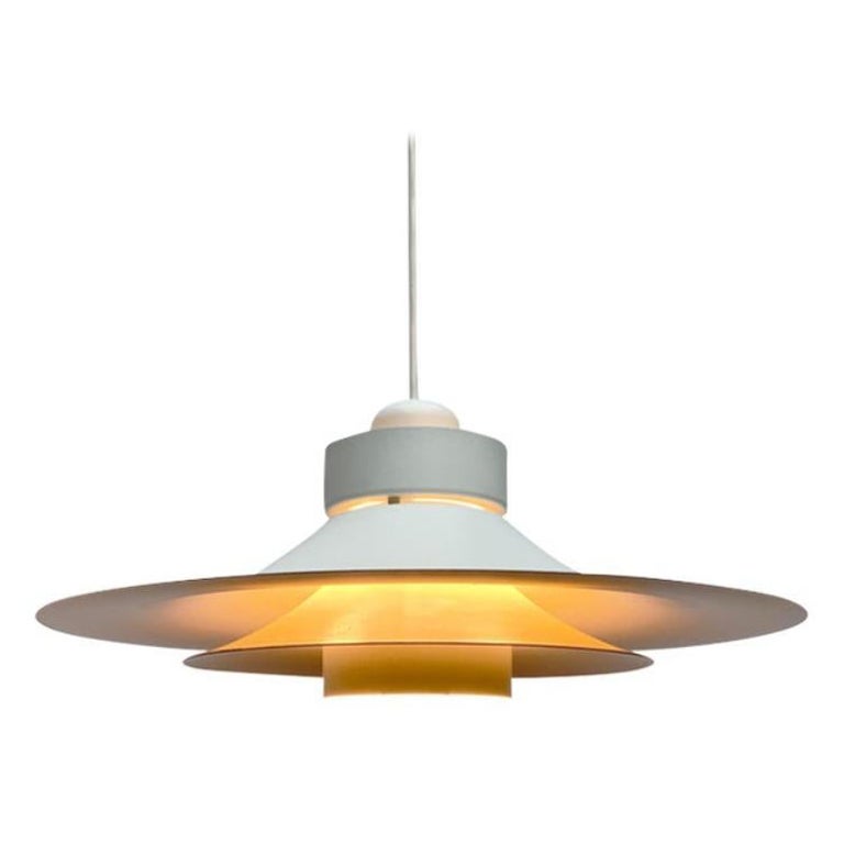 Mid-Century Danish Metal 754 Pendant Lamp from Horn, 1960s For Sale