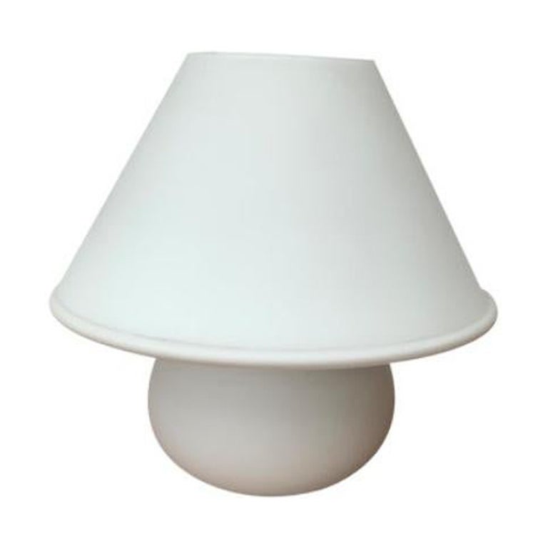Vintage Space Age German Glass Table Lamp from Limburg, 1970s