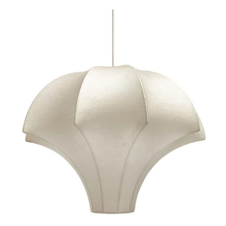 Mid-Century German Cocoon Pendant Lamp by Friedel Wauer for Goldkant, 1960s