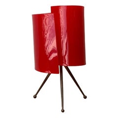 Mid-Century Acryl Tripod Table Lamp, 1960s