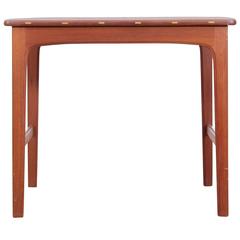 Mid-Century Modern Side Table in Solid Teak by Yngvar Sandström