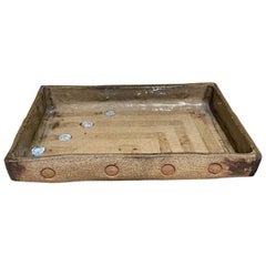 1970 Modernist Studio A Pottery Serving Tray