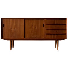 Mid-Century Danish Teak Credenza by Falster