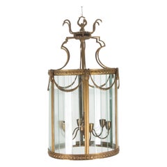 20th Century Italian Gilt Metal Lantern