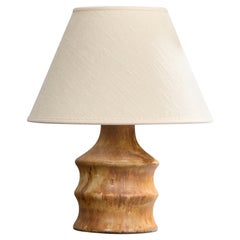 Bruno Karlsson, Tischlampe, Steingut, Schweden, 1960er Jahre