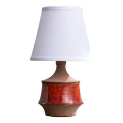Michael Andersen, Table Lamp, Stoneware, Denmark, 1960s