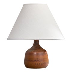 Gunnar Borg, Tischlampe, Steingut, Schweden, 1960er Jahre