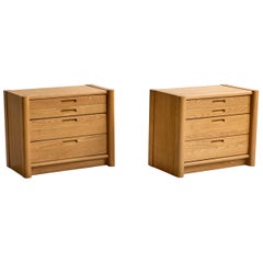 American Designer, Chests of Drawers, Oak, USA, 1970s