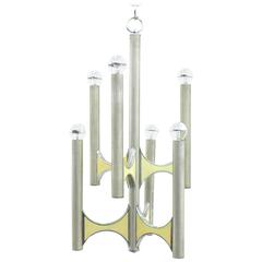 Geatano Sciolari Chandelier, Italy 1960s 1
