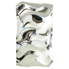 Miroir au sol organique et moderne soufflé à la bouche