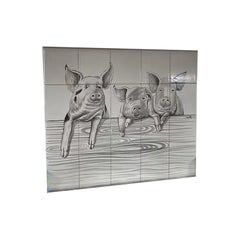 Custom Kitchen Tile Backsplash - Hand Painted Portuguese Tiles Azulejos