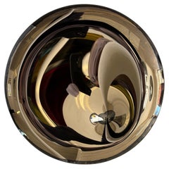 Zeitgenössischer Bronze-Orakel-Glas-Spiegel