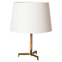 Lampada da tavolo scandinava Petite Bronze & Bamboo - Scandinavia anni '60