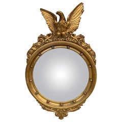 Espejo Convexo American Federal Giltwood Eagle Bullseye