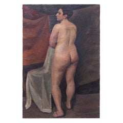 Pintura de desnudos, Józef Krzyżański (1898 Hnilice, Ucrania - 1987 Poznań, Polonia)