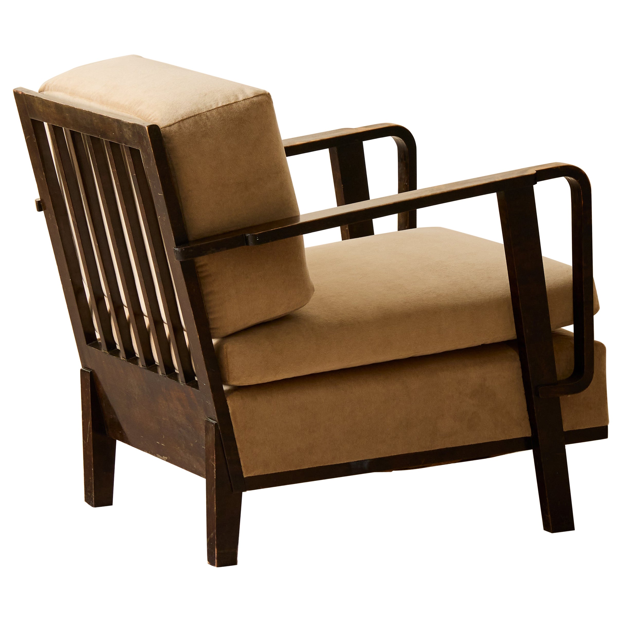 Rare Easy Chair, Swedish Modern, 1940s