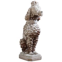 Large Cast Stone French Poodle 4