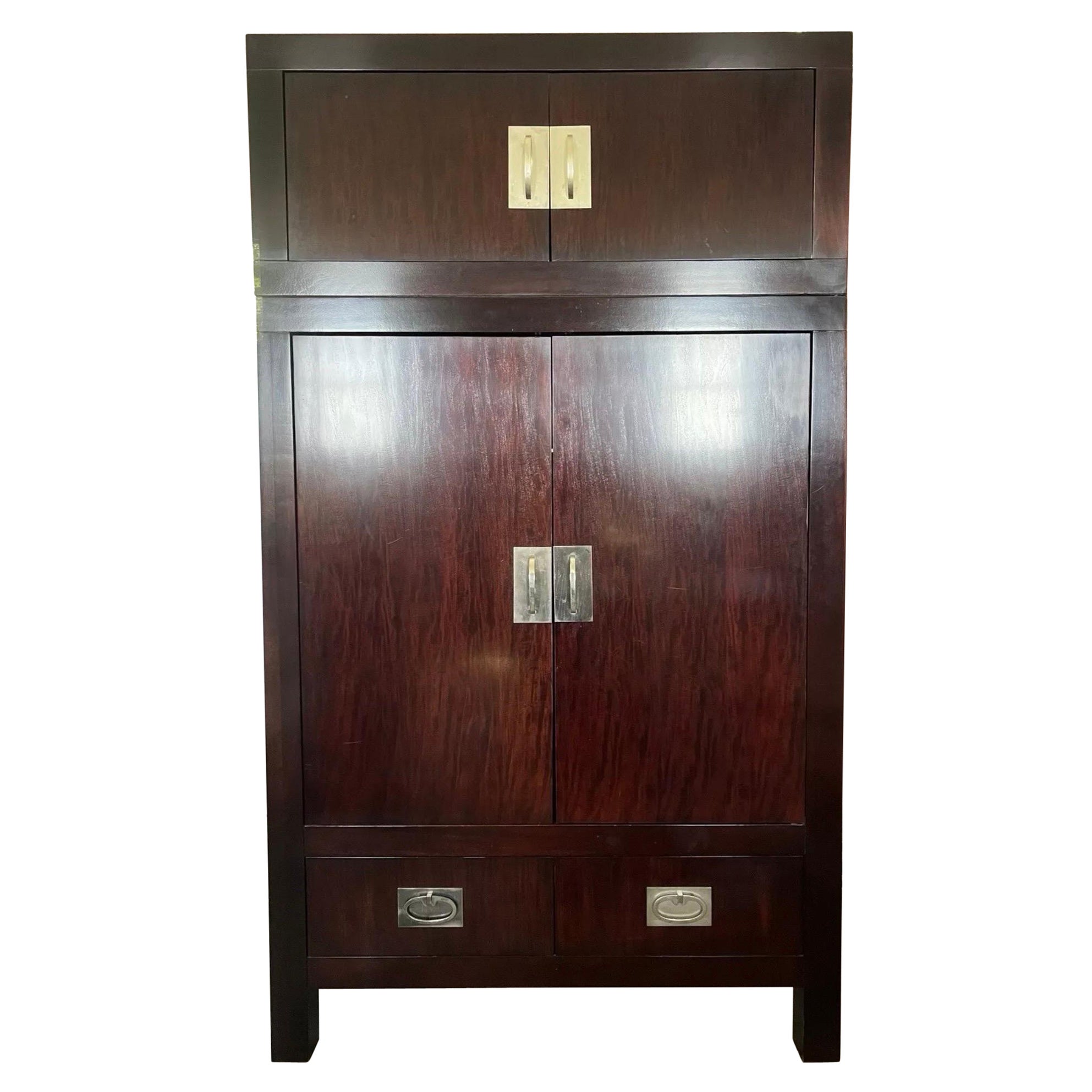 Hickory Chair Furniture Designed by Thomas O’Brien Large Media Cabinet Armoire