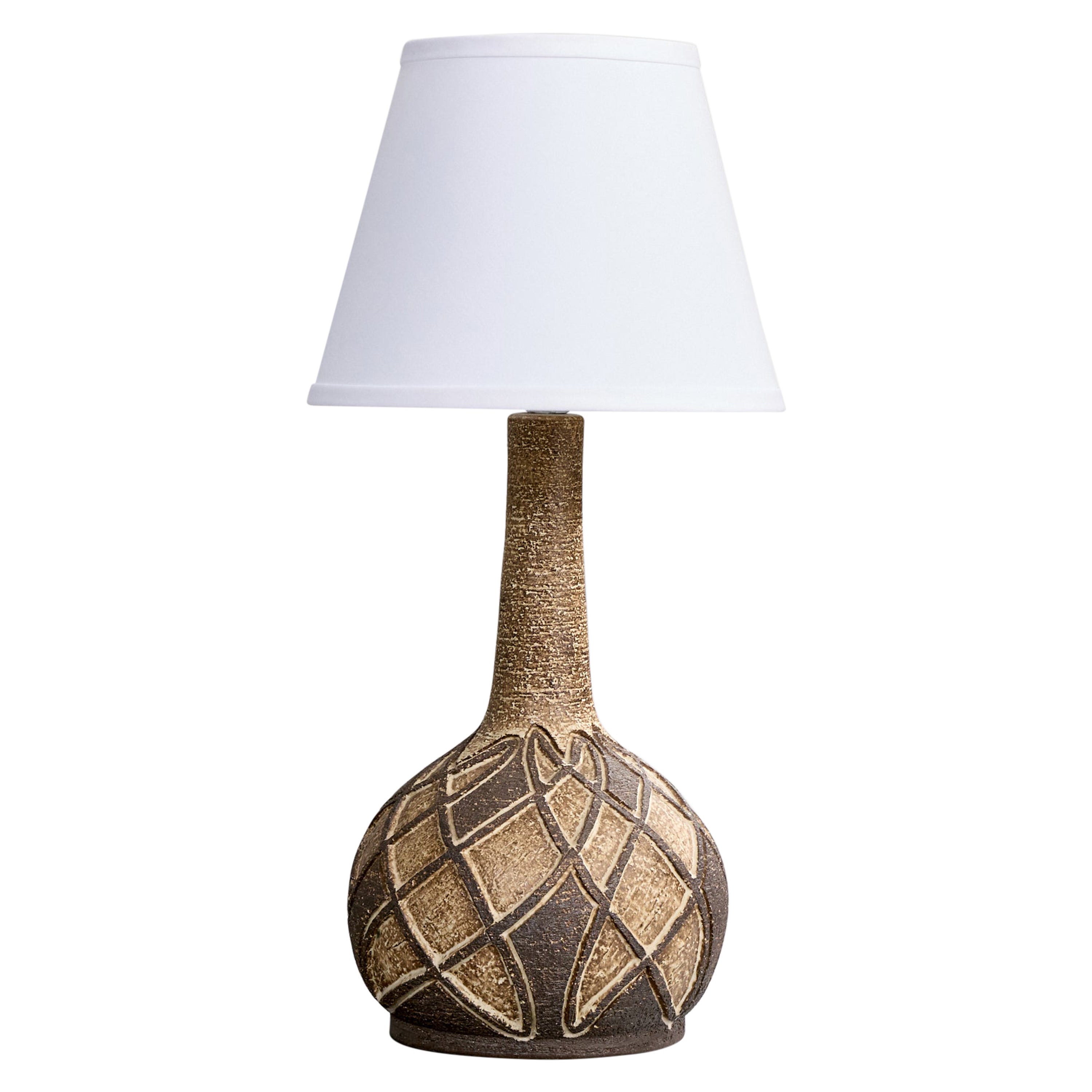 Løvemose, Tischlampe, Steingut, Dänemark, 1960er Jahre
