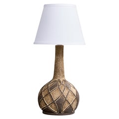 Løvemose, Tischlampe, Steingut, Dänemark, 1960er Jahre