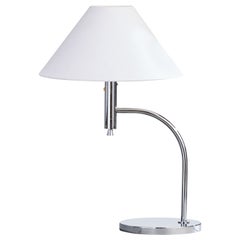 Bergboms, Table Lamp, Chrome, Sweden, 1970s