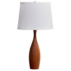 Lampada da tavolo di design svedese, Teak, Svezia, anni '1960