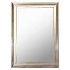 Beaded Giltwood Quadruple Frame Vintage Mirror