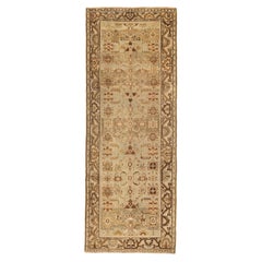 Alfombra Persa Malayer Small - Lana Marrón Marfil Taupe Design - 75830