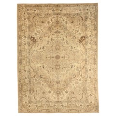 Tapis persan Tabriz - Laine Brown Design/One - 75871