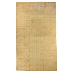 Tapis Persan Tabriz Over Size - Laine Brown Ivory Design - 75873