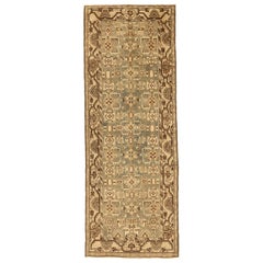 Tapis persan Malayer Small - Laine Brown Gray Ivory Design - 75839