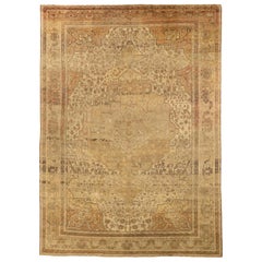 Alfombras Persas Farahan - Lana Marrón Marfil Diseño Rosa - 75848