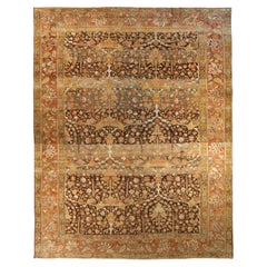 Tapis Persan Bakhtiari Over Size - Laine Brown Ivoire Rouge Jaune - 75859