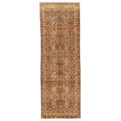 Tappeto Persiano Mahal - Lana Marrone Avorio Rosso - 75794
