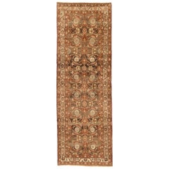 Tappeto Persiano Mahal - Lana Marrone Avorio Rosso - 75771