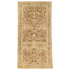 Tapis persan Hamadan - Laine Brown Ivory Design - 75808