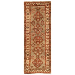 Tapis persan Varamin - Motif rouge ivoire en laine - 75745